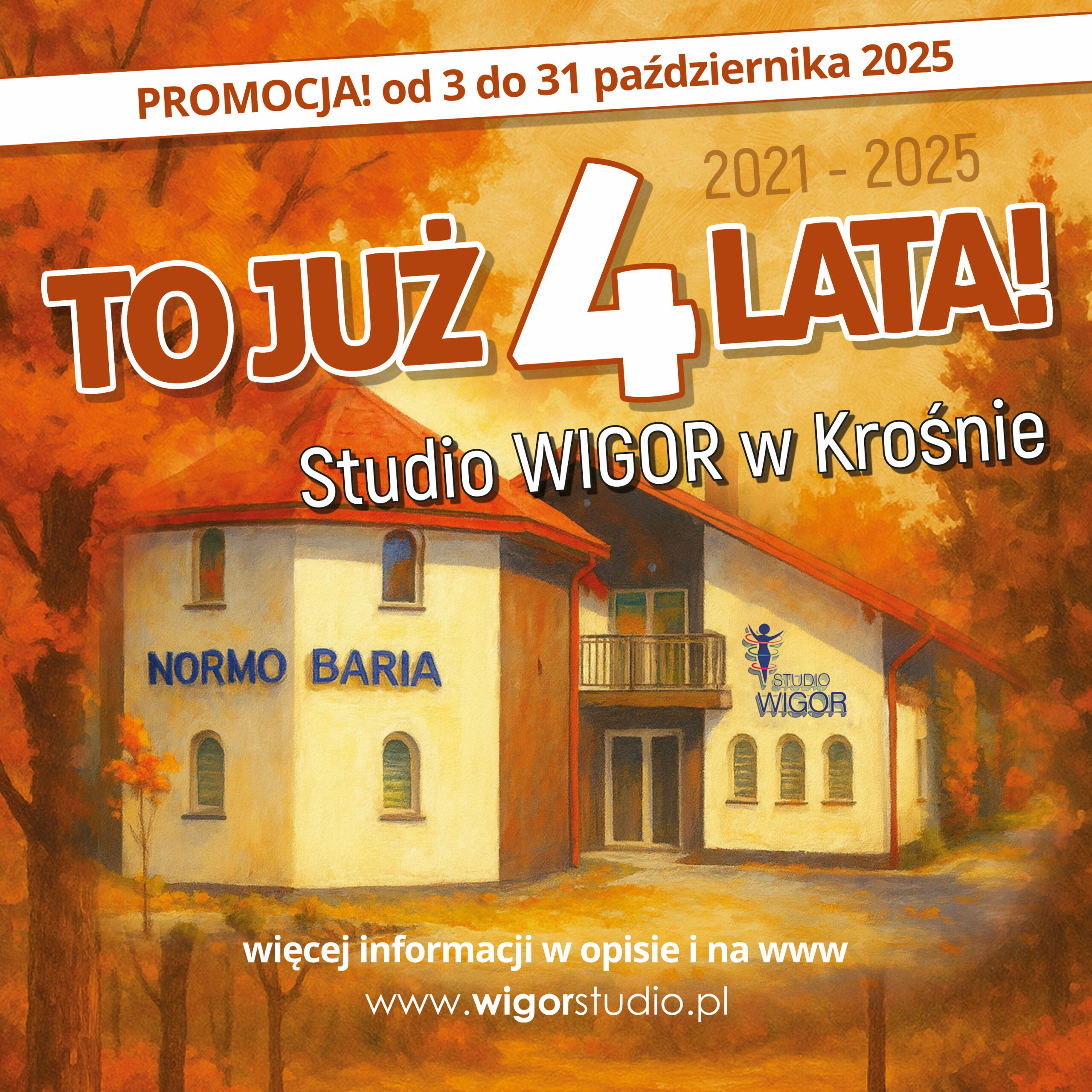 4 lata Studio Wigor w Krośnie — promocja jubileuszowa