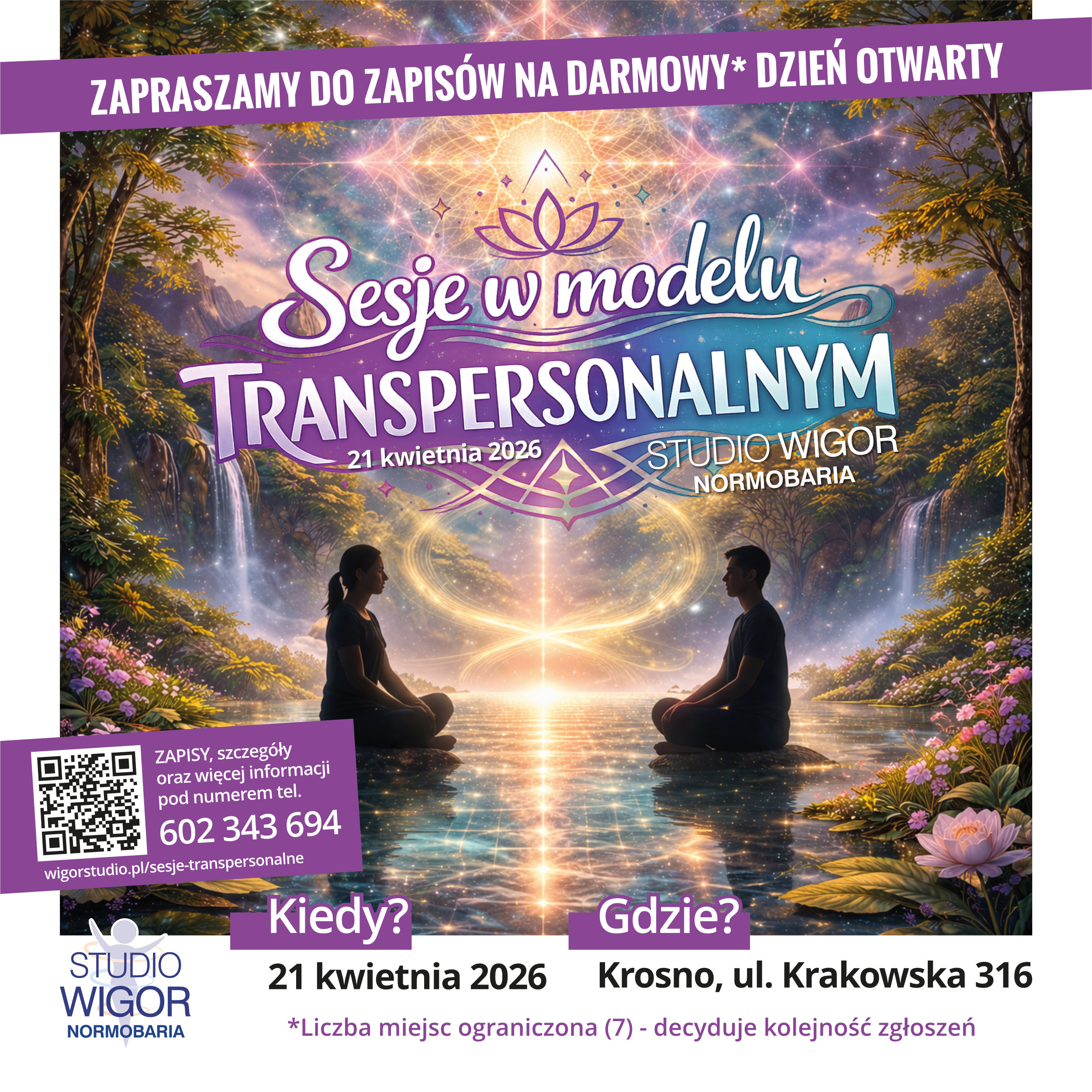 Sesje w modelu transpersonalnym – dzień otwarty