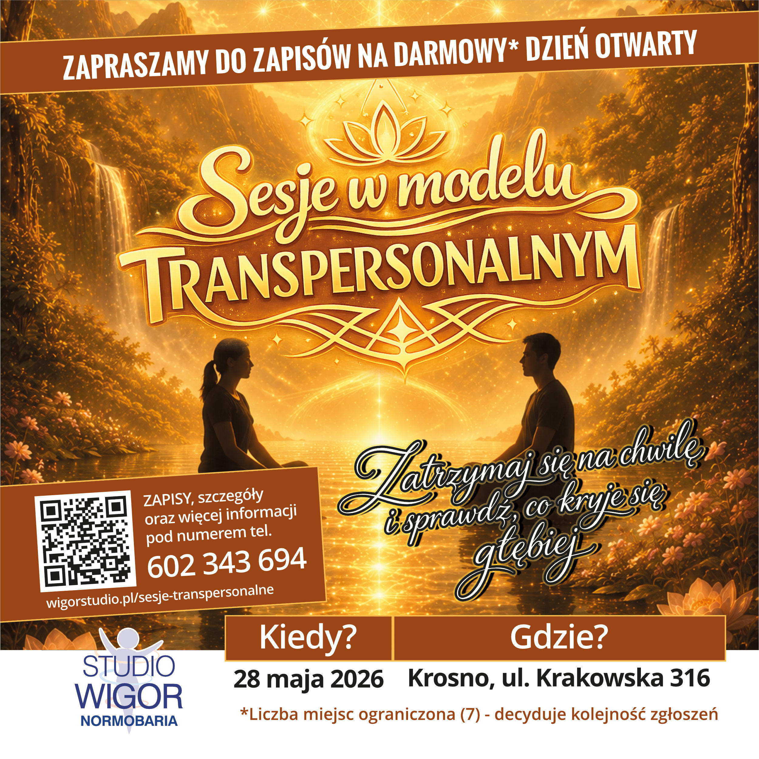 Sesje w modelu transpersonalnym – dzień otwarty