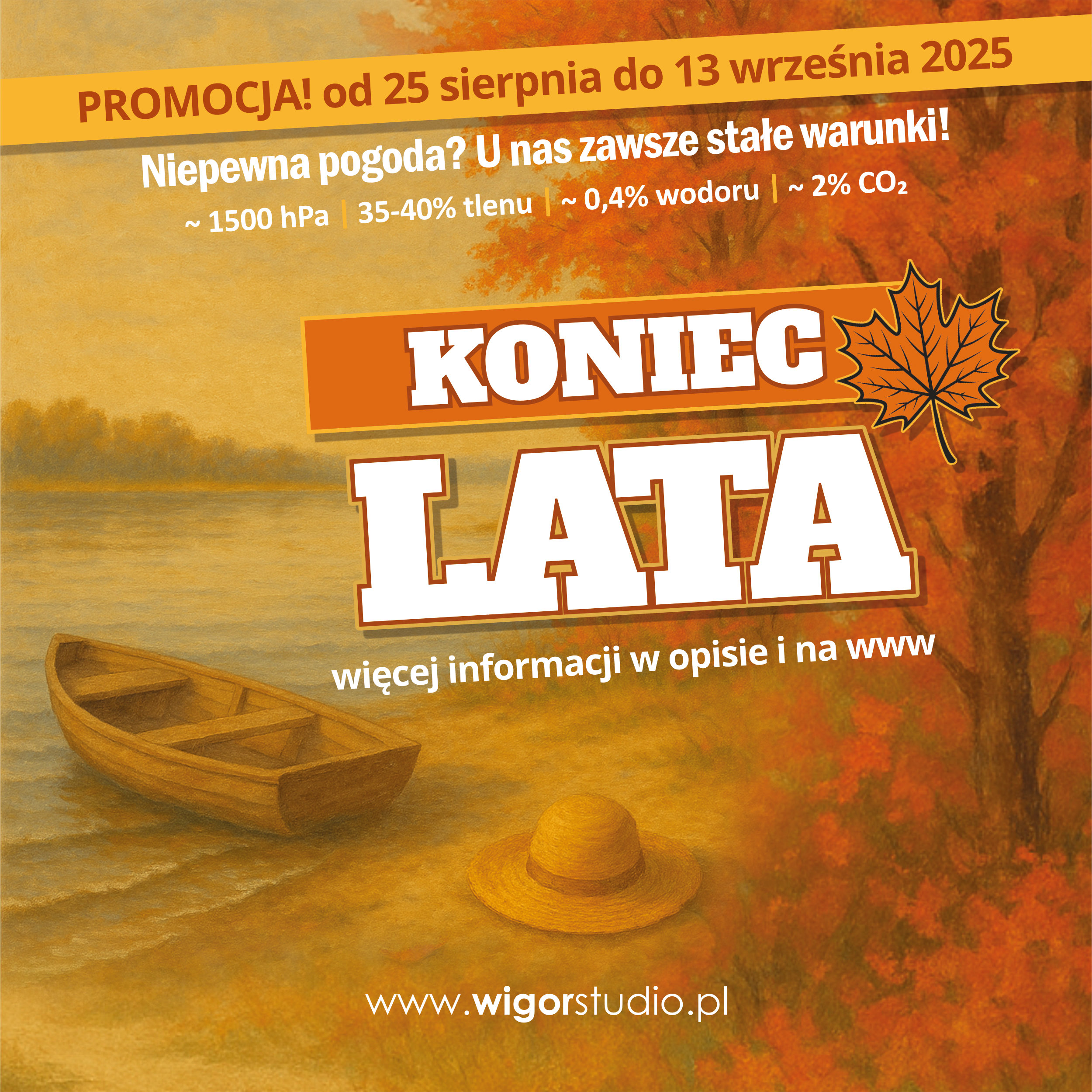 Promocja na Koniec Lata w Studio Wigor