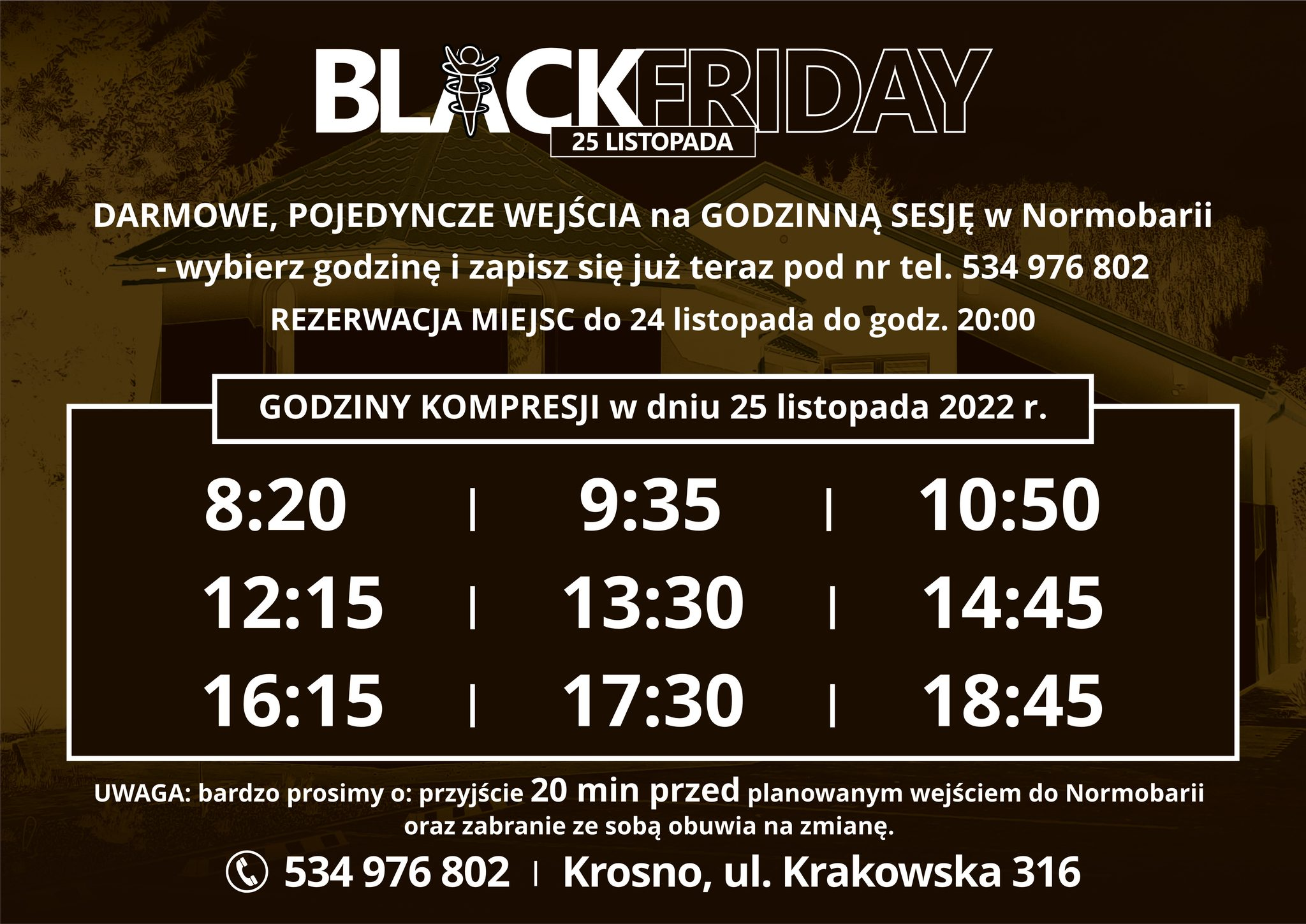 Black Friday w Wigor Studio Normobaria