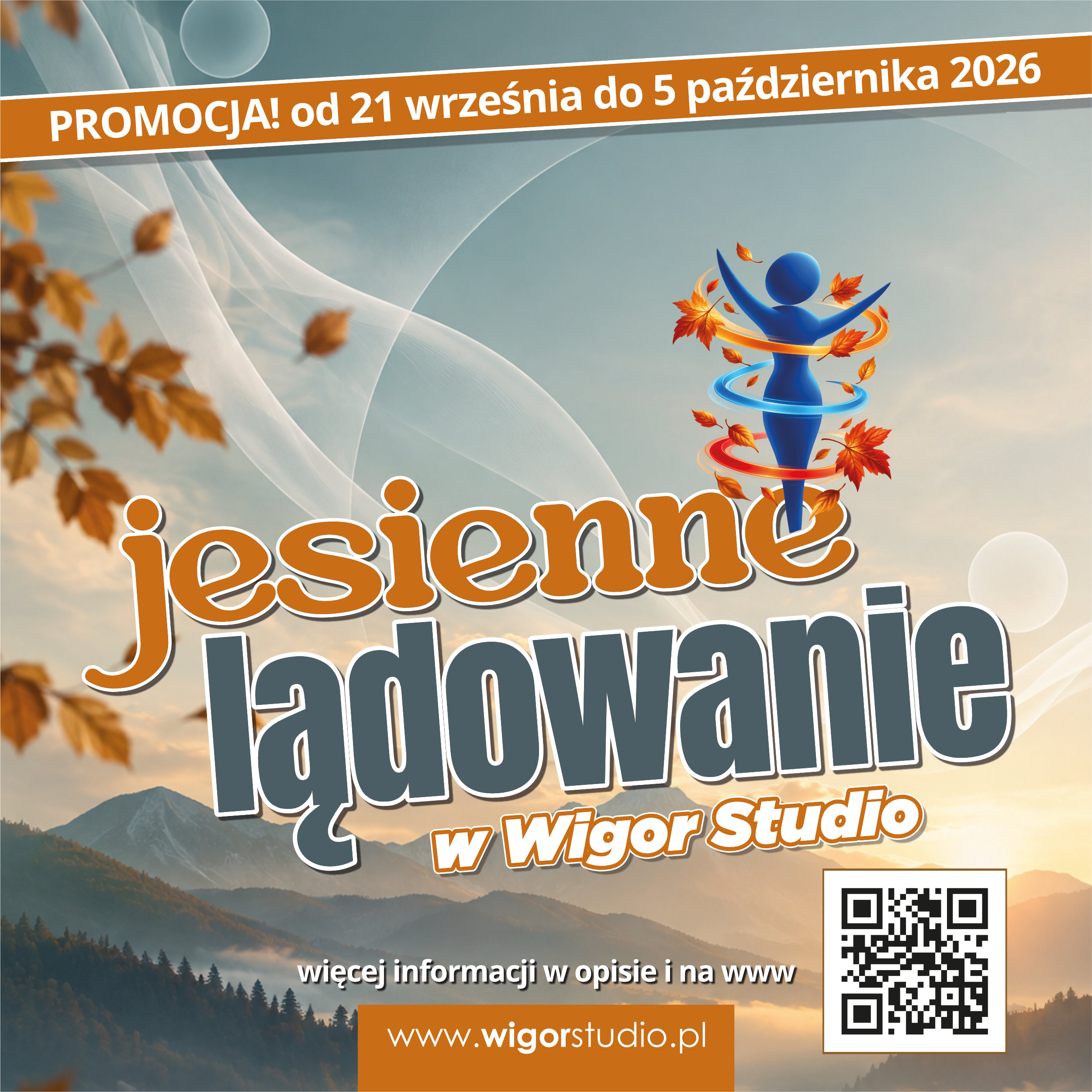Jesienne lądowanie – promocja Studio Wigor Normobaria